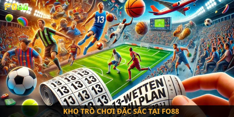 Kho trò chơi đặc sắc tại FO88